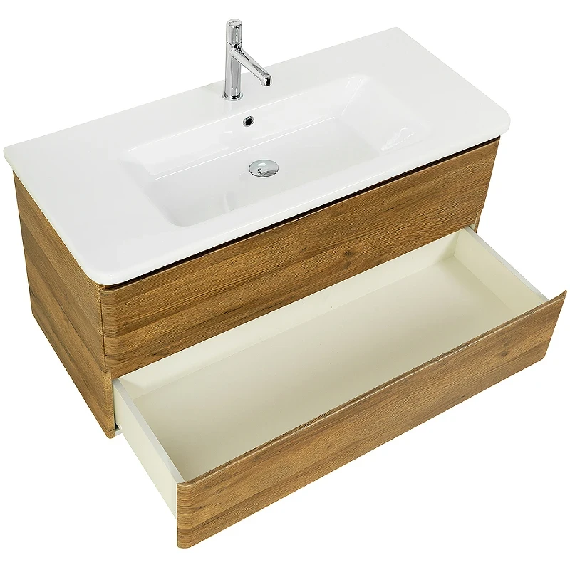 Тумба под раковину BelBagno 105 ALBANO-CER-1050-2C-SO-RR подвесная Rovere Rustico МДФ / ЛДСП