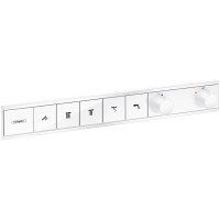 Смеситель для душа Hansgrohe RainSelect 15384700 с термостатом Белый матовый латунь встраиваемый
