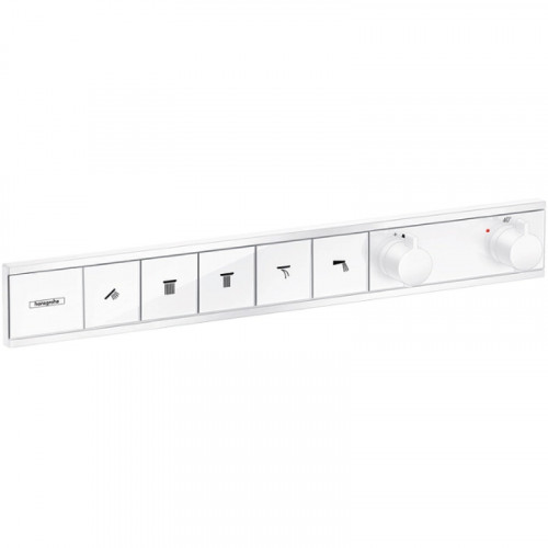 Смеситель для душа Hansgrohe RainSelect 15384700 с термостатом Белый матовый латунь встраиваемый