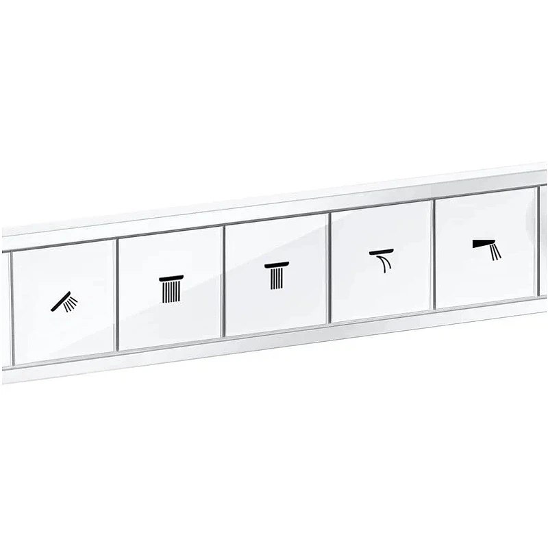 Смеситель для душа Hansgrohe RainSelect 15384700 с термостатом Белый матовый латунь встраиваемый