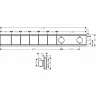Смеситель для душа Hansgrohe RainSelect 15384700 с термостатом Белый матовый латунь встраиваемый