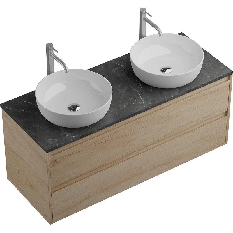 Тумба под раковину BelBagno Kraft 120 KRAFT-1200-2C-SO-2-RNN подвесная Rovere Nebrasca Nature МДФ / ЛДСП