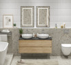 Тумба под раковину BelBagno Kraft 120 KRAFT-1200-2C-SO-2-RNN подвесная Rovere Nebrasca Nature МДФ / ЛДСП