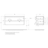 Тумба под раковину BelBagno Kraft 120 KRAFT-1200-2C-SO-2-RNN подвесная Rovere Nebrasca Nature МДФ / ЛДСП