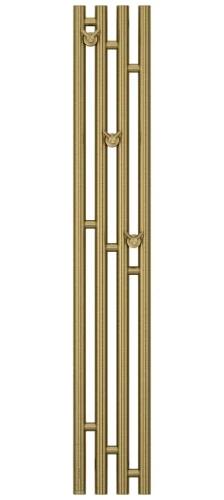 Электрический полотенцесушитель Сунержа Кантата 3.0 1200х159 L 051-5846-1216 цвет Состаренная латунь