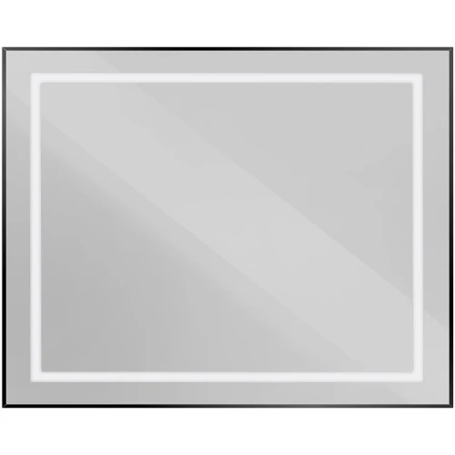 Зеркало BelBagno Kraft 100 SPC-KRAFT-1000-800-SENS-NERO с подсветкой Черное с сенсорным выключателем стекло