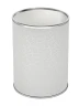 Ведро для мусора Geralis M-FWH-B Flower цвет Белый, кант Хром, 3