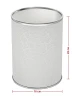 Ведро для мусора Geralis M-FWH-B Flower цвет Белый, кант Хром, 3