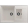 Кухонная мойка Ulgran Quartz Prima 780 1,5 K-01 Жасмин искусственный камень (литьевой мрамор) встраиваемый
