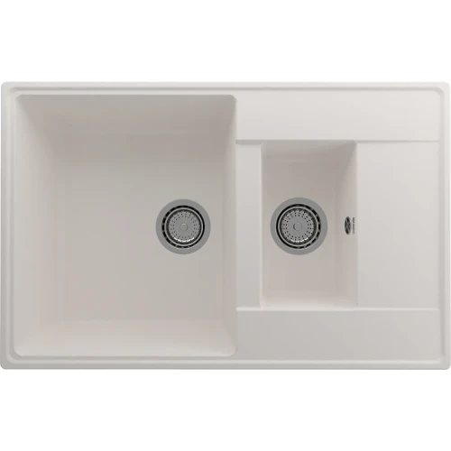 Кухонная мойка Ulgran Quartz Prima 780 1,5 K-01 Жасмин искусственный камень (литьевой мрамор) встраиваемый