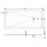 Душевой поддон из искусственного камня RGW Stone Tray ST-W 140х90 16152914-01 Белый