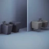 Биде Artceram A16 ASB001 03 00 подвесное Черное