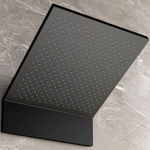 Верхний душ Vincea Futura VSHD-2F11MB Черный матовый нержавеющая сталь на стену