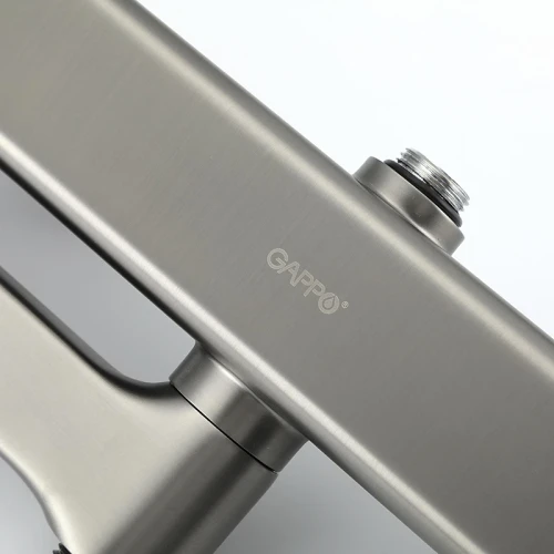 Душевая система Gappo G2491-9 с термостатом цвет Оружейная сталь