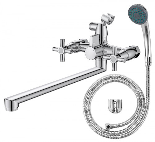 Смеситель для ванны Voda Dive DV31 универсальный цвет Хром