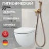 Гигиенический душ со смесителем Hansberge Nordic H3099BR Бронза