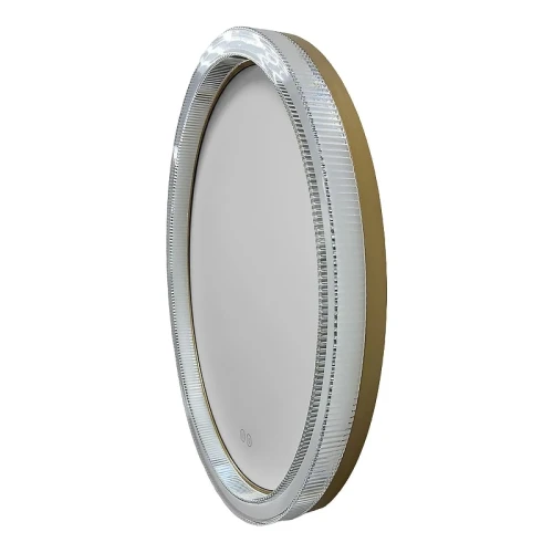 Зеркало Azario Грей 60 АZ-LED010225 с подсветкой цвет Золото матовое с сенсорным выключателем