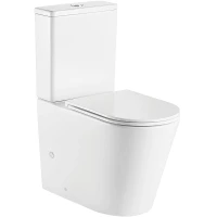 Унитаз компакт WeltWasser Salzbach 001 XL GL-WT 10000008266 Белый глянец с бачком и сиденьем Микролифт фаянс напольный
