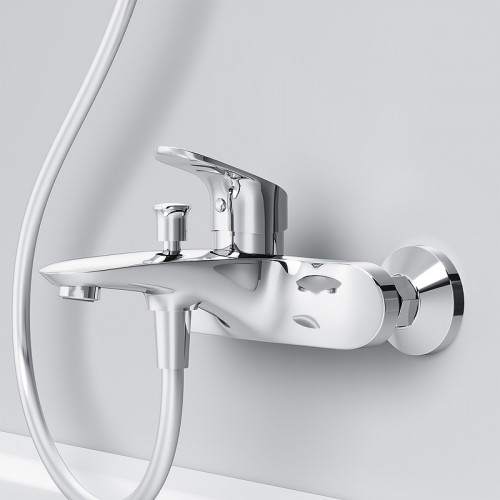 Смеситель для ванны AM.PM Like F8010016 Хром латунь на стену