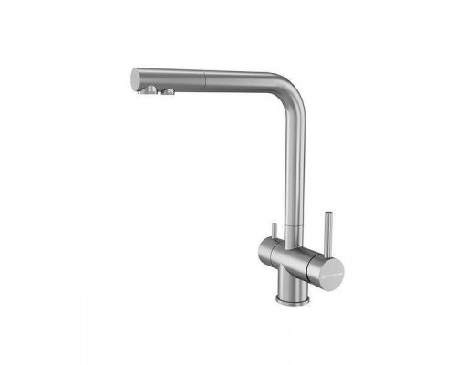 Смеситель для кухни KUCHENSTERN FOKUS-FS 401SS40 цвет Нержавеющая сталь