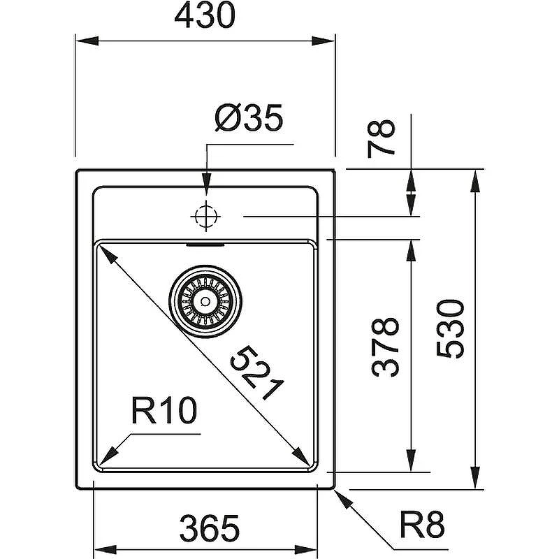 Кухонная мойка Franke Sirius SID 610-40 114.0489.202 Оникс