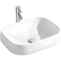 Раковина-чаша Aquatek 56 AQ5526-00 Белая фарфор накладная