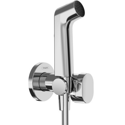 Гигиенический душ со смесителем Hansgrohe Bidette 29232000 Хром латунь на стену