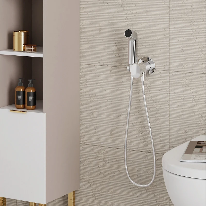 Гигиенический душ со смесителем Hansgrohe Bidette 29232000 Хром латунь на стену