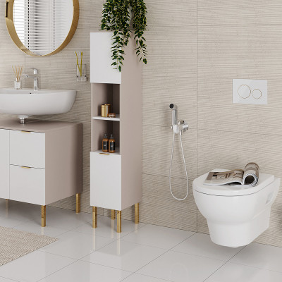 Гигиенический душ со смесителем Hansgrohe Bidette 29232000 Хром латунь на стену
