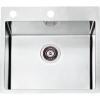 Кухонная мойка Alveus Pure 70 KMB-90 565x525 1122385 Брашированная сталь нержавеющая сталь встраиваемый