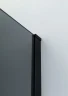 Душевая перегородка Cezares Liberta 100 LIBERTA-L-1-100-GR-NERO профиль Черный матовый стекло серое