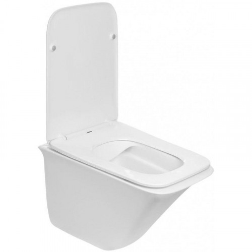 Комплект унитаза с инсталляцией WeltWasser AMBERG 497 ST + ROTBACH 004 GL-WT + AMBERG RD-CR 10000006744 цвет Белый глянцевый с сиденьем Микролифт и клавишей смыва цвет Хром