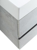 Тумба под раковину Cezares Molveno 46 100 MOLVENO 46-100-2C-SO-BET подвесная Beton МДФ / ЛДСП