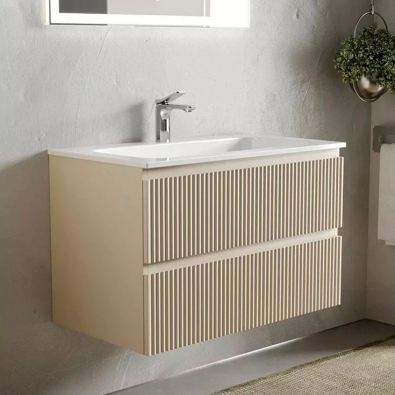 Тумба под раковину Sancos Snob R 80 SNR80CE подвесная Beige Soft МДФ / ЛДСП