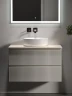 Тумба под раковину Sancos Snob R 80 SNR80CE подвесная Beige Soft МДФ / ЛДСП