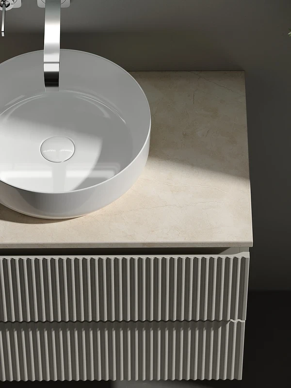 Тумба под раковину Sancos Snob R 80 SNR80CE подвесная Beige Soft МДФ / ЛДСП