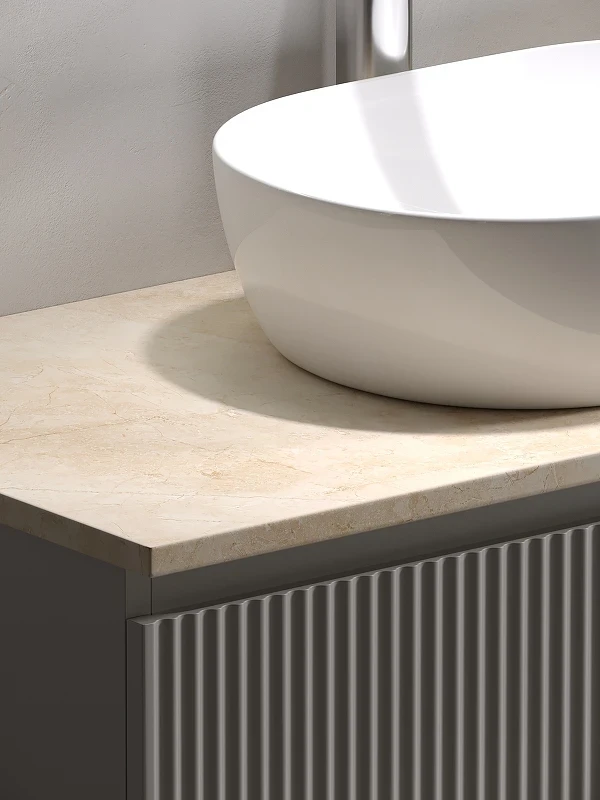 Тумба под раковину Sancos Snob R 80 SNR80CE подвесная Beige Soft МДФ / ЛДСП