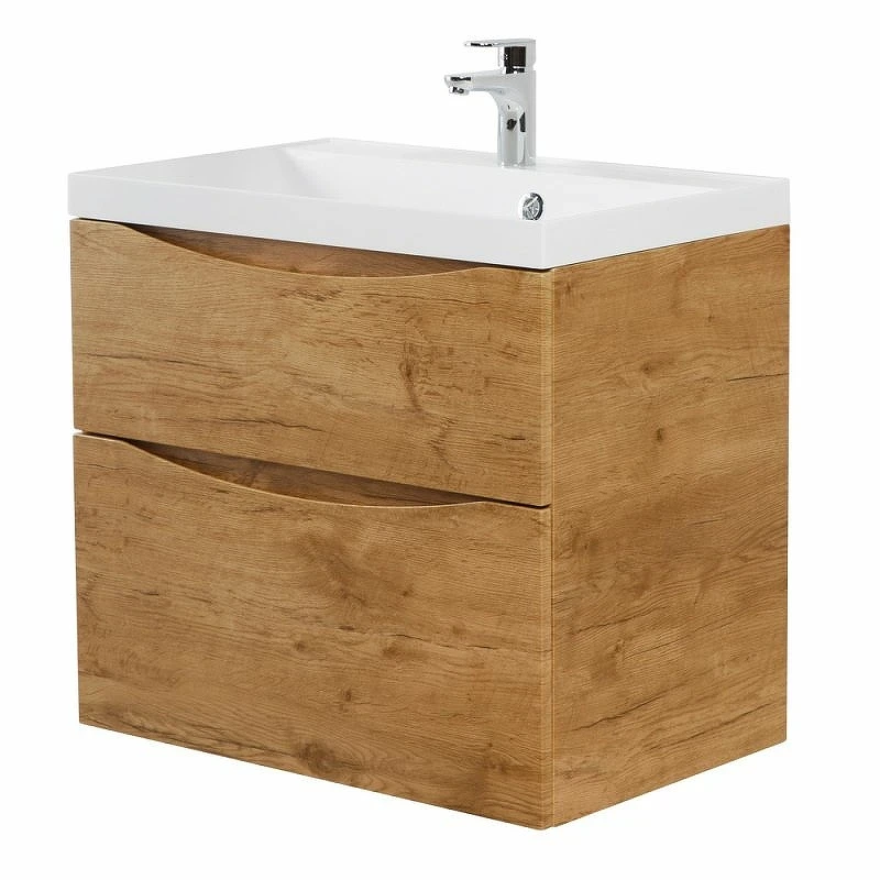 Тумба под раковину BelBagno Marino 90 MARINO-H60-900-2C-SO-RN-P подвесная Rovere Nature МДФ / ЛДСП