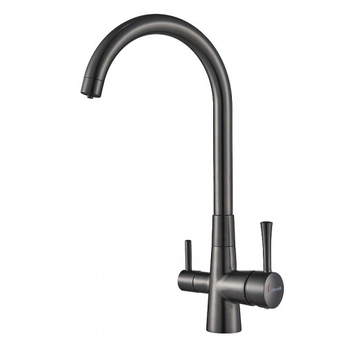 Смеситель для кухни Shevanik S428T цвет Оружейная сталь