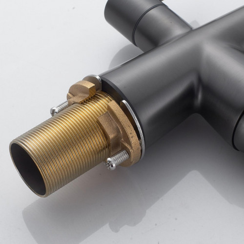 Смеситель для кухни Shevanik S428T цвет Оружейная сталь