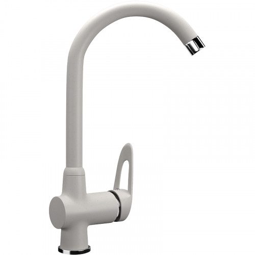 Смеситель для кухни Ulgran Classic U-006-331 Белый латунь