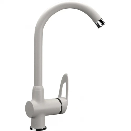 Смеситель для кухни Ulgran Classic U-006-331 Белый латунь