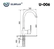 Смеситель для кухни Ulgran Classic U-006-331 Белый латунь