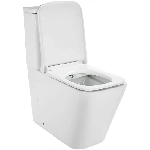 Унитаз компакт WeltWasser Gelbach 001 XL GL-WT 10000003734 Белый глянец с бачком и сиденьем Микролифт фаянс напольный
