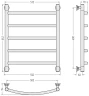 Водяной полотенцесушитель Сунержа Кантата PRO 150x15 32-0446-1515 цвет Золотой шёлк