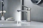 Смеситель для раковины Shevanik S9701T цвет Оружейная сталь