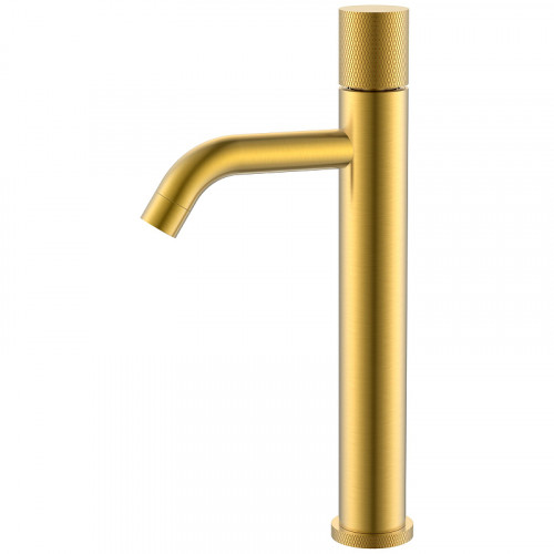 Смеситель для раковины Boheme Stick 122-MG.2 Золото матовое латунь