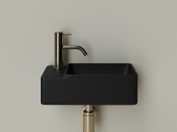 Раковина Ceramicanova Element 40 CN5046MB Черная матовая фарфор подвесная