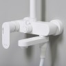 Душевая система WasserKRAFT Mindel A18501 Белая матовая латунь на стену