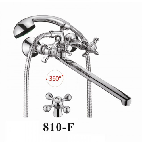 Смеситель для ванны D-Lin D145810-F универсальный цвет  Хром